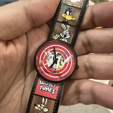 Works VTG 1990s Armitron Looney Tunes Quartz Unisex Watch 34mm Warner Brothers picture