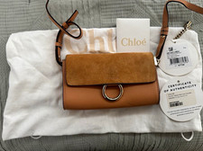 Chloé Mini Faye Caramel Leather/Suede Shoulder Bag Gold Ring, Dust Bag picture