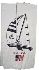 Vintage Polo Ralph Lauren Yacht Clup RLYC CP RL-93 Large Beach Towel Sailboat  picture