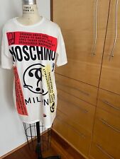 Inspired Moschino Short Dress Young  Woman Girls Red Yellow Black Cotton New picture