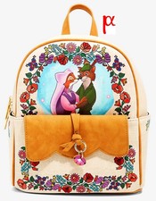 Disney Robin Hood Maid Marian Engagement Heart Floral Mini Backpack Exclusive picture