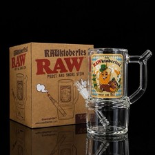 Raw Rawktober Fest Glass Mug - Prost & Smoke Stein *USA* picture
