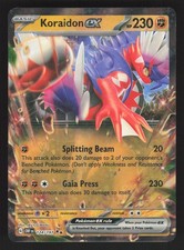 English NM Koraidon ex 124/197 OBF Holofoil Pokemon Obsidian Flames picture