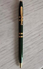 Cross 175th Anniversary Century Green/Gold Ballpoint Pen Working  picture