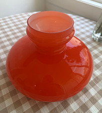 Vintage Mid Century Orange Lamp Glass Lamp Shade - Fog & Morup picture