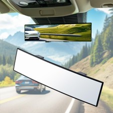 BOOMIBOO Rear View Mirror, Interior Clip-on Wide Angle Panoramic Rear Mirrors... picture