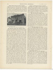 1912 Pic & Caption: New Central Fire Station at Waterville, Maine Dedication pic picture