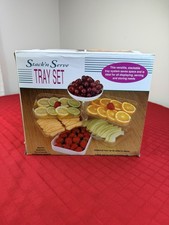Stack n Serve Tray Set Chadwick Miller Appetizer Serving Storage hors d'ouvres picture