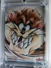 2024 Fleer Looney Tunes Tasmanian Devil 1/1 Sketch Matthew Perrais picture