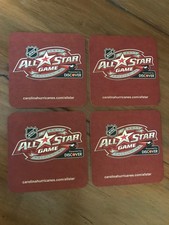 NHL 2011 All-Star Game Raleigh Carolina Hurricanes bar coasters set of 4 picture