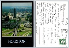 1985 Houston TX West Loop Galleria Post Oak Aerial View Vintage Postcard picture