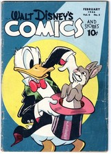 Walt Disney's COMICS & STORIES #65 Donald Duck by Carl Barks  1945  VERY GOOD- picture