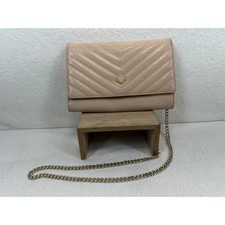 Botkier Blush Pink Soho Quilted Leather Bag Chevron Chain Crossbody picture