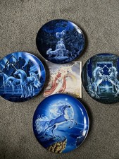 Vtg Franklin Mint “Mystical Moon Of The Diamond Unicorn” By Sue Dawe.Rare Bundle picture