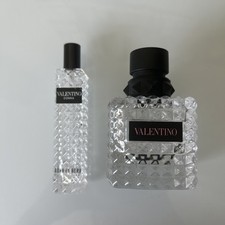 Authentic Valentino Donna Born In Roma Empty Bottle Set 50ml & Travel Spray picture