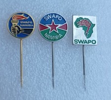 SWAPO Namibia South West Africa People's Organization vtg Political pin badges picture