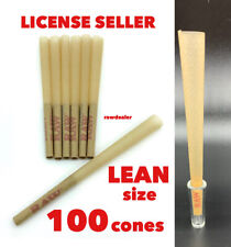 raw classic LEAN size pre-rolled cone w filter(100 pack)+GLASS CONE HOLDER TIP picture