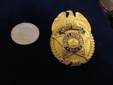 Vintage Obsolete Dallas Deputy Sheriff Badge Rare picture