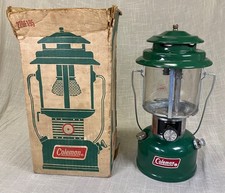 Vintage Coleman Lantern 220F1295 Two Mantel Green Original Box 1982 (Not Tested) picture