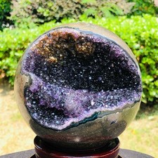 5LB Natural Purple crystal cave open smile mineral specimen decoration 6783 picture