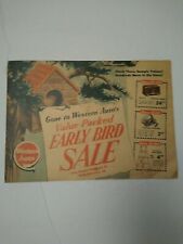 Vintage Western Auto pamphlet  1950's - Radio Flyer Ads picture
