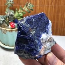 Natural Blue sodalite Crystal gemstone Rough Mineral Specimen healing 121g A7720 picture