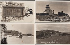 4 RPPC Point Loma San Diego CA Old Lighthouse Cabrillo Monument Kodak Postcards picture