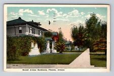 Phoenix AZ-Arizona, Residence at Second Avenue, Vintage Souvenir Postcard picture