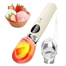 2026Heated Ice Cream Scoop Rechargeable with 4-Temp Settings, LED Display, IPX6 picture