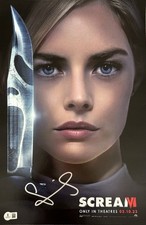 SAMARA WEAVING SIGNED READY OR NOT SCREAM QUEEN 12x18 POSTER - BECKETT COA picture