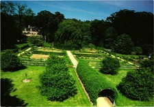 Vintage Aerial View E.I. du Pont Garden Hagley Museum Delaware Postcard Unposted picture