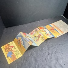 Vtg. Satire 1953 Curt Teich Linen Comic Postcard Folder ‘Fun’s A Poppin’ Risqué picture