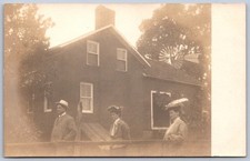 K41/ Newark Ohio RPPC Postcard c1910 Close Family Residence 465 picture