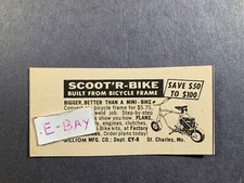 1966 Vintage Ad. Gilliom Mfg. Co. St. Charles, MO. Scoot'R-Bike picture