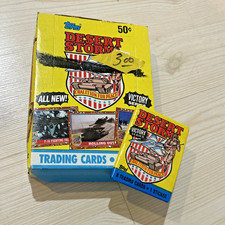 1991 Topps Desert Storm Trading Card 36ct Full Box Unopened Cards Victory Series picture