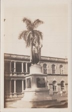 Statue of Kamehameha I Honolulu Hawaii HI RPPC Real Photo Postcard picture