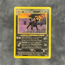 Pokemon Umbreon 32/75 70 HP English 2001 Vintage picture