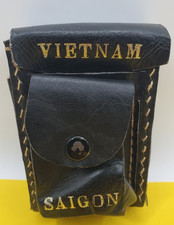 Vintage Vietnam War Cigarette And Zippo Case Saigon 1960s US Military Item picture