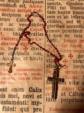 BRONZE RELIQUARY enkolpion : ground  of the martyrdom of St. Paul the Apostle  picture