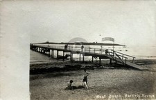 1907 West Beach Beverly Farms MA Massachusetts RPPC Photo Postcard COPY picture