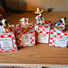 Enesco Mary’s Moo Moos Cow Figurines Lot of 4 w/ Boxes Halloween & Ballerina picture