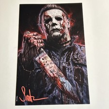 Michael Myers Halloween SURTUR signed Bloody Virgin Variant 2026 LTD /50 W COA picture