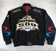 JH Design Disney Mickey Mouse Daytona 500 2004 NASCAR Racing Jacket XL picture