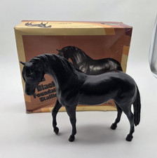 Vintage Breyer Animal Creations Black Foundation Stallion No. 64 W/ Original Box picture
