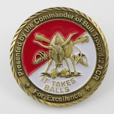 [304] Bull Troop 1/2 ACR Challenge Coin - 