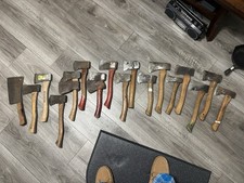 Lot of 16 vintage hatchets Collins craftsman plum WW2 tomahawk norlund etc  picture