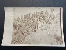Antique WWI Era Bulgarian Imperial Russian Soldiers Trench Warfare RPPC Photo picture