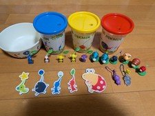 Pikmin Character Goods Lot Figures Magnets Cups Bowl Spoon Keychains Used picture