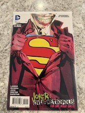 Adventures of Superman #14 (DC Comics August 2014) Joker Cover picture