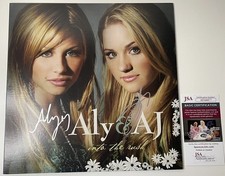 ALY AND AJ SIGNED INTO THE RUSH VINYL RECORD ALBUM LP + JSA COA picture